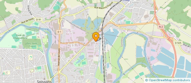 localisation de l'entreprise MADAME SYLVIE FLAMANT à SOISSONS