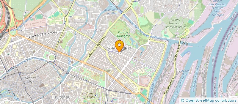 localisation de l'entreprise MADAME SYLVIE FLAU à STRASBOURG