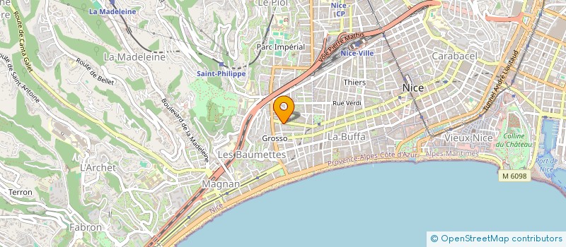 localisation de l'entreprise MADAME SYLVIE FLEURET à NICE