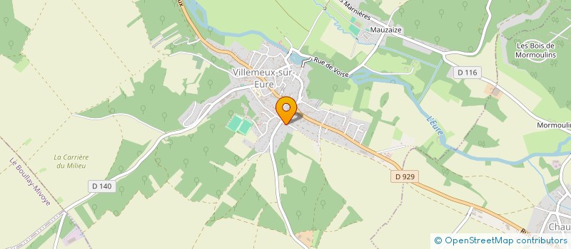 localisation de l'entreprise MADAME SYLVIE FLORENT à VILLEMEUX-SUR-EURE