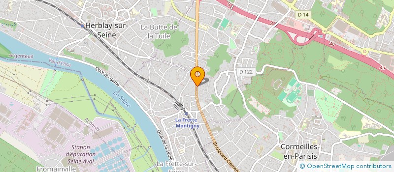 localisation de l'entreprise MADAME SYLVIE FLORENTIN  MONTIGNY-LES-CORMEILLES