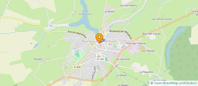 localisation de l'entreprise MADAME SYLVIE FONT à BOURBON-L'ARCHAMBAULT
