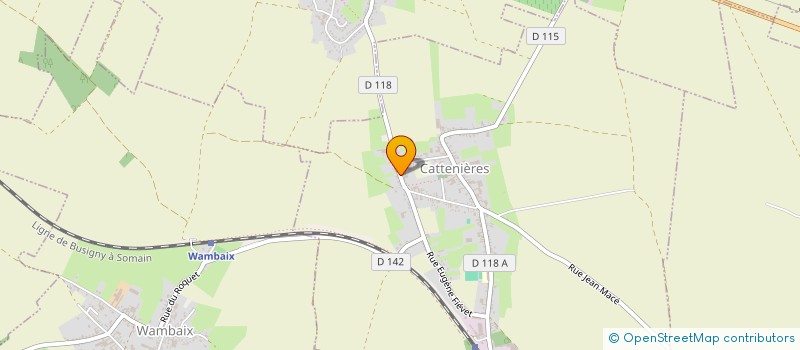 localisation de l'entreprise MADAME SYLVIE FONTAINE  CATTENIERES