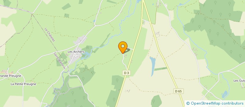 localisation de l'entreprise MADAME SYLVIE FOREST  LE CHATELET