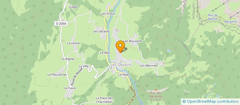 localisation de l'entreprise MADAME SYLVIE FORMOSA  LES DESERTS