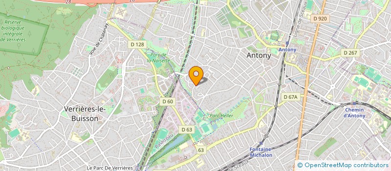 localisation de l'entreprise MADAME SYLVIE FORSANS à ANTONY