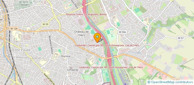 localisation de l'entreprise MADAME SYLVIE FOUCAULT  TOULOUSE