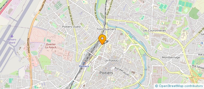localisation de l'entreprise MADAME SYLVIE FOUCHE à POITIERS