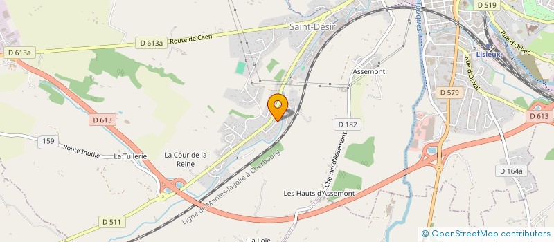 localisation de l'entreprise MADAME SYLVIE FOUCHET  SAINT-DESIR