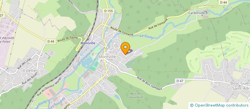 localisation de l'entreprise MADAME SYLVIE FOUQUIER  BOSC-GUERARD-SAINT-ADRIEN