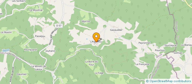 localisation de l'entreprise MADAME SYLVIE FOURCADE à BESSE
