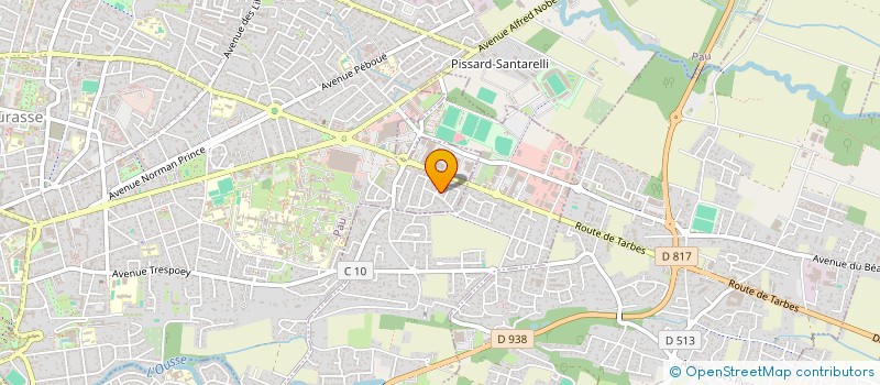 localisation de l'entreprise MADAME SYLVIE FOURCADE à PAU