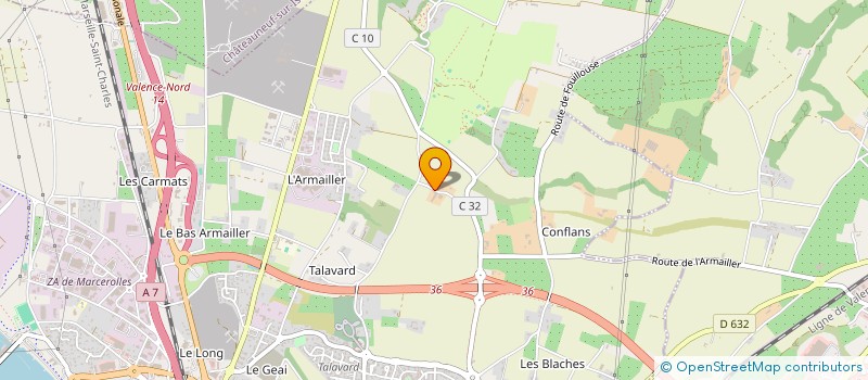 localisation de l'entreprise MADAME SYLVIE FOUREL  BOURG-LES-VALENCE