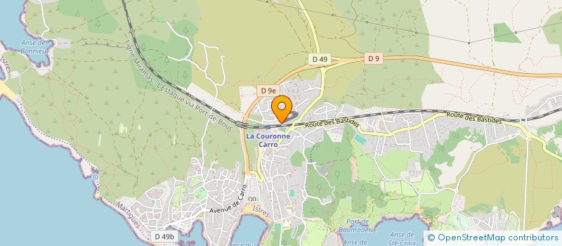 localisation de l'entreprise MADAME SYLVIE FOURETS à MARTIGUES