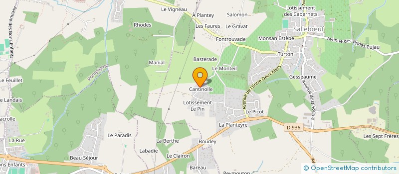 localisation de l'entreprise MADAME SYLVIE FOURNIAL  SALLEBUF