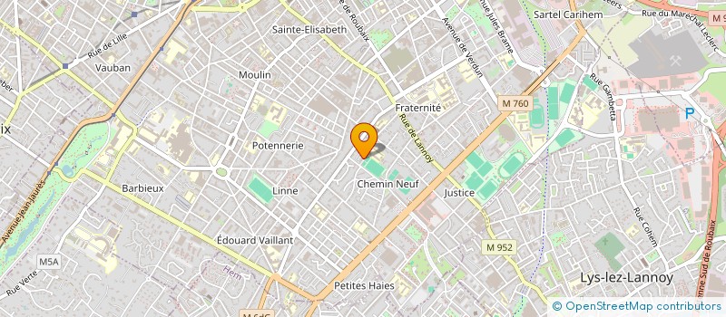 localisation de l'entreprise MADAME SYLVIE FOURNIER à ROUBAIX