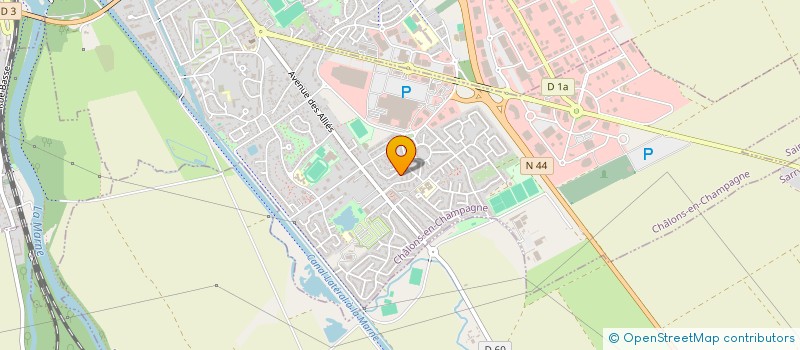 localisation de l'entreprise MADAME SYLVIE FRANCART à CHALONS-EN-CHAMPAGNE