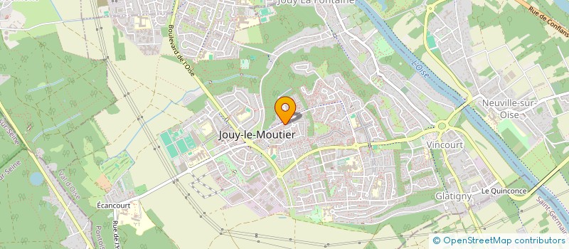 localisation de l'entreprise MADAME SYLVIE FRANCE  JOUY-LE-MOUTIER