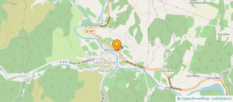 localisation de l'entreprise MADAME SYLVIE FRANCOIS  SAINT-MONTAN