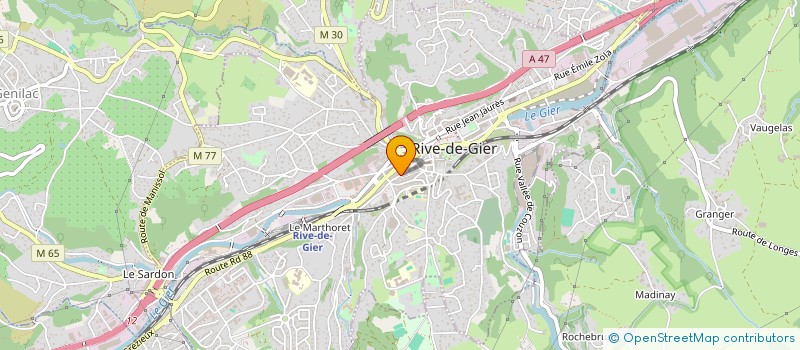 localisation de l'entreprise MADAME SYLVIE FRANCOIS  RIVE-DE-GIER