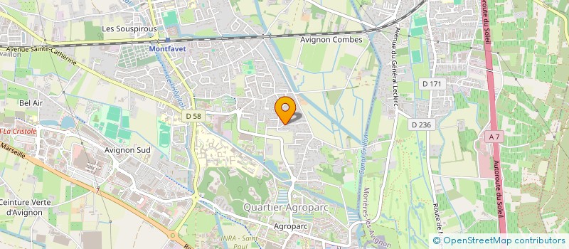 localisation de l'entreprise MADAME SYLVIE FRANCOISE VIALA à AVIGNON