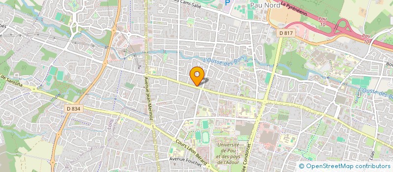 localisation de l'entreprise MADAME SYLVIE FREALLE à PAU