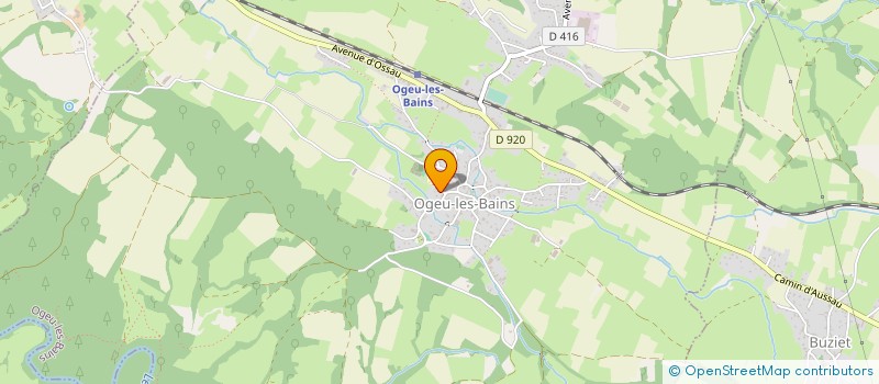 localisation de l'entreprise MADAME SYLVIE FRECHET à OGEU-LES-BAINS