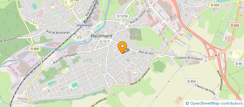 localisation de l'entreprise MADAME SYLVIE FREGANS  HAUTMONT