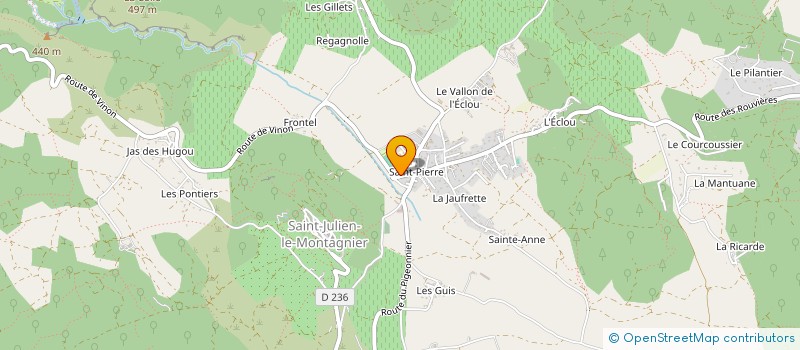 localisation de l'entreprise MADAME SYLVIE FRELAUT à SAINT-MARTIN-DE-PALLIERES