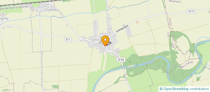 localisation de l'entreprise MADAME SYLVIE FREMIOT  CHISSEY-SUR-LOUE