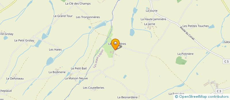 localisation de l'entreprise MADAME SYLVIE FREMONDIERE à LYS-HAUT-LAYON