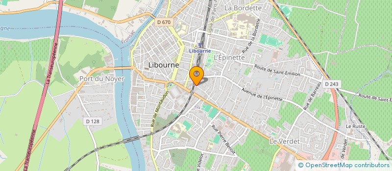 localisation de l'entreprise MADAME SYLVIE FREMONT à LIBOURNE