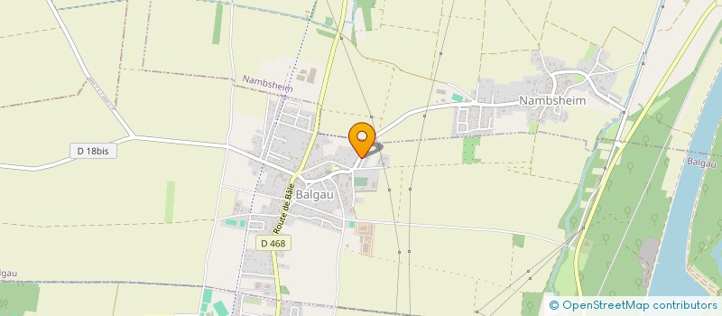 localisation de l'entreprise MADAME SYLVIE FRICKER  BALGAU