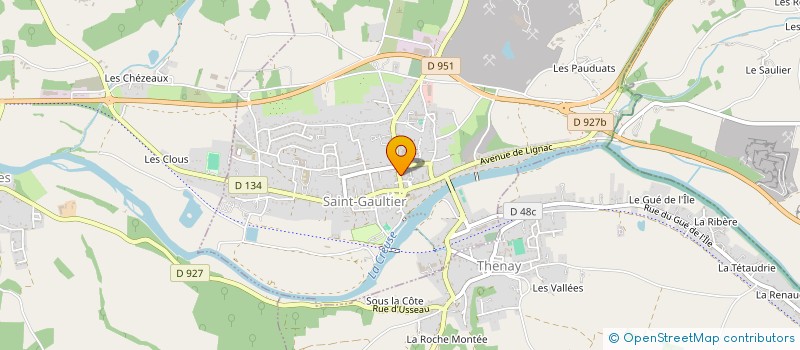 localisation de l'entreprise MADAME SYLVIE FRITSCH GOMEZ à SAINT-GAULTIER