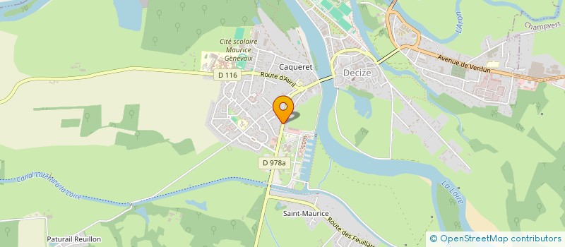 localisation de l'entreprise MADAME SYLVIE FROGER  DECIZE