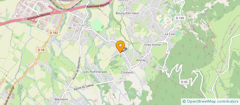 localisation de l'entreprise MADAME SYLVIE FROMONT  ARCHAMPS