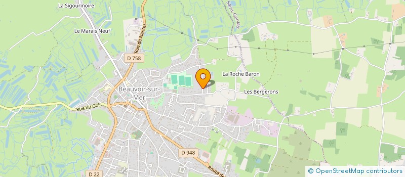 localisation de l'entreprise MADAME SYLVIE GABORIT à BEAUVOIR-SUR-MER