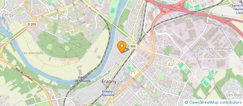 localisation de l'entreprise MADAME SYLVIE GABRY  ERAGNY