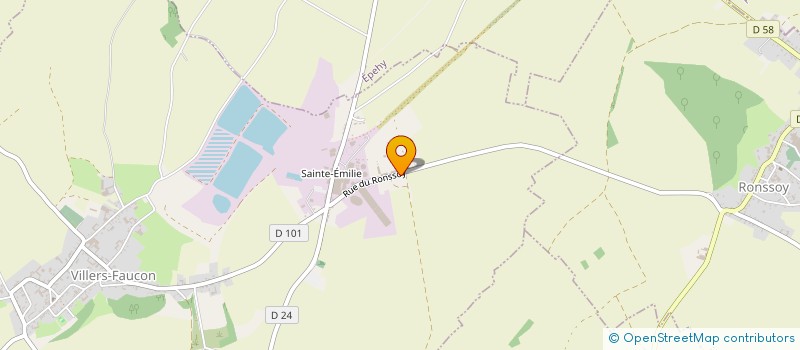 localisation de l'entreprise MADAME SYLVIE GADELORGE  VILLERS-FAUCON