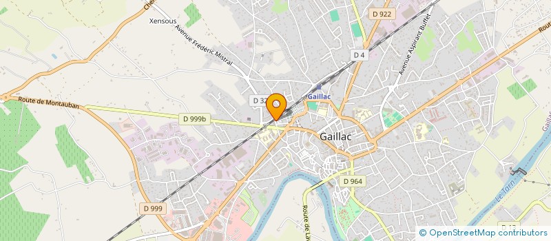 localisation de l'entreprise MADAME SYLVIE GAFFIE  GAILLAC