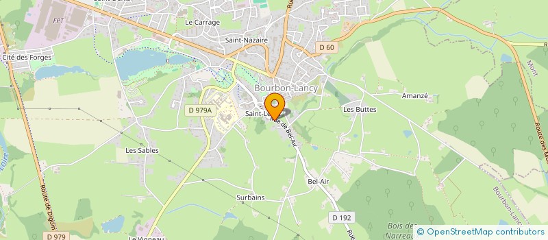 localisation de l'entreprise MADAME SYLVIE GAILLON  BOURBON-LANCY