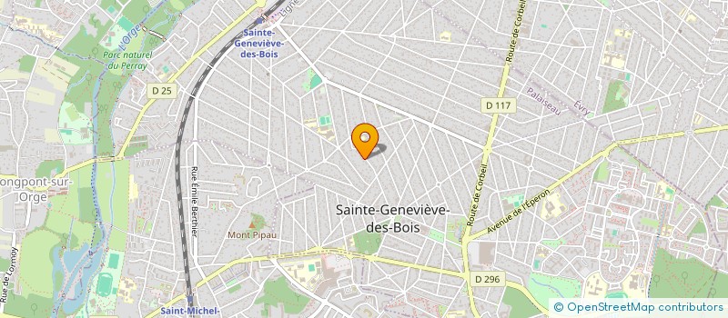 localisation de l'entreprise MADAME SYLVIE GALAZKA à SAINTE-GENEVIEVE-DES-BOIS