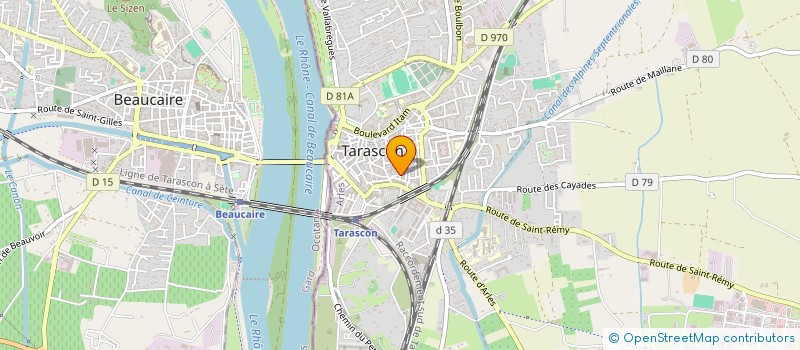 localisation de l'entreprise MADAME SYLVIE GALLE  TARASCON