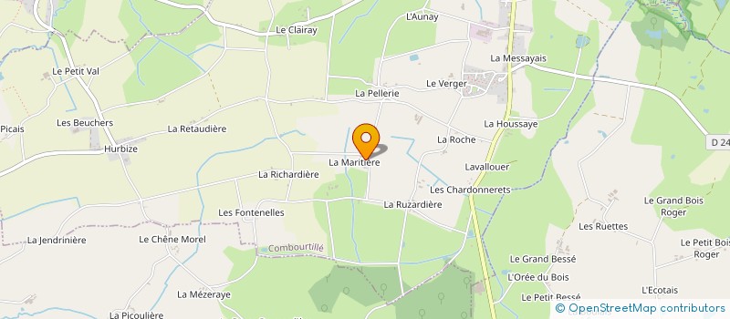 localisation de l'entreprise MADAME SYLVIE GALLON  CHATILLON-EN-VENDELAIS