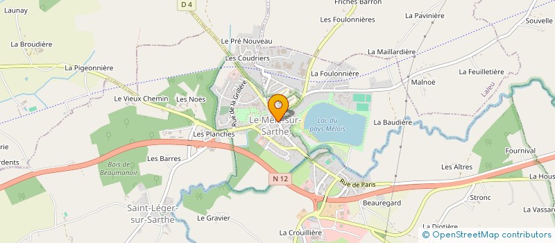 localisation de l'entreprise MADAME SYLVIE GANCHE à LE MELE-SUR-SARTHE