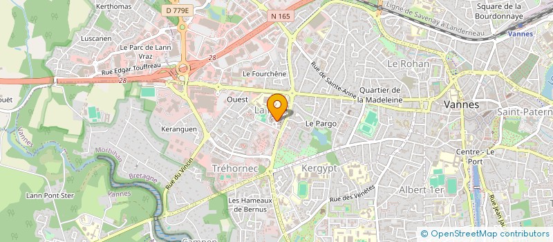 localisation de l'entreprise MADAME SYLVIE GANDIN à VANNES