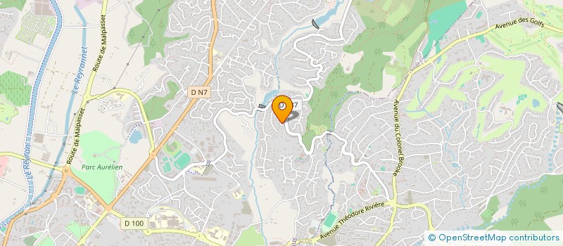 localisation de l'entreprise MADAME SYLVIE GANDY à FREJUS