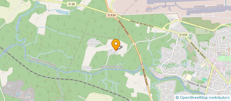localisation de l'entreprise MADAME SYLVIE GAONACH  MONT-DE-MARSAN