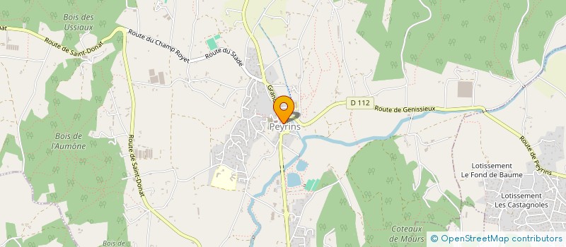 localisation de l'entreprise MADAME SYLVIE GARAYT  PEYRINS