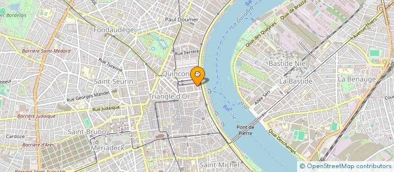 localisation de l'entreprise MADAME SYLVIE GARCIA à BORDEAUX